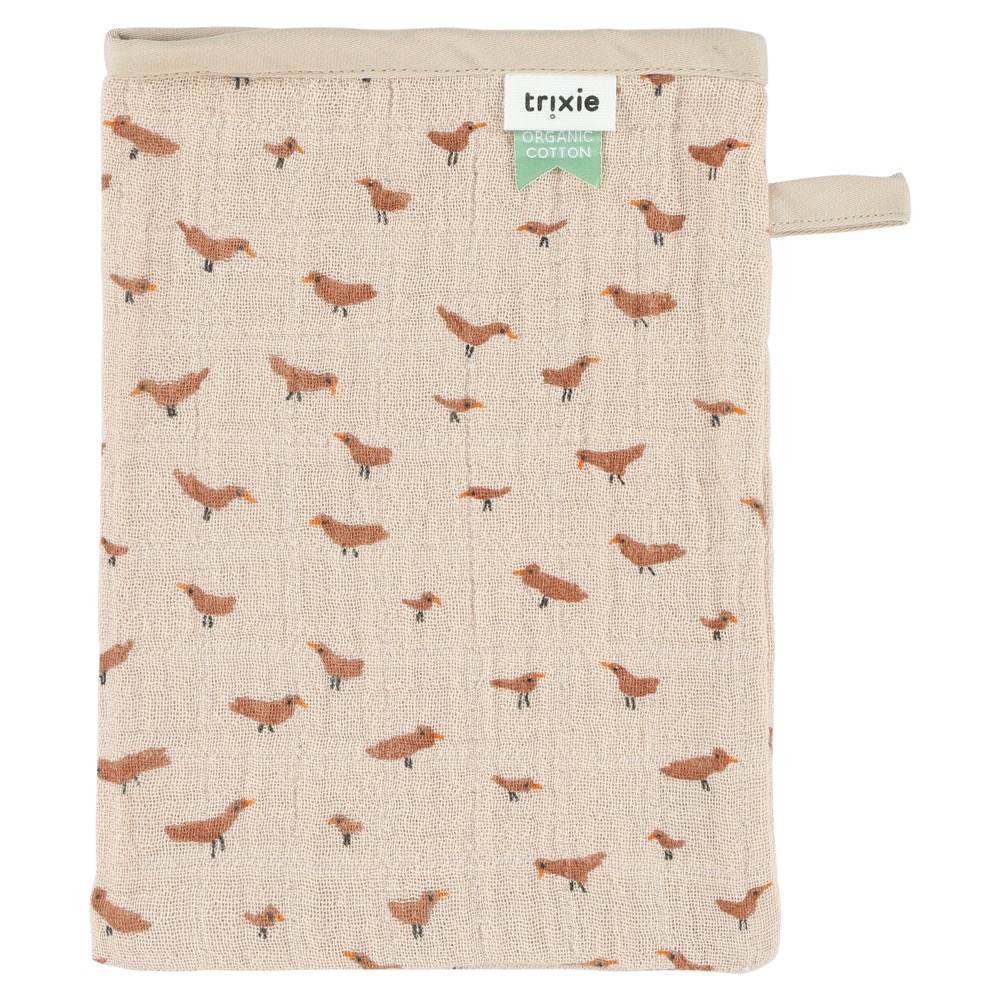 Tetra washandjes 3-pack mix - Babbling Birds